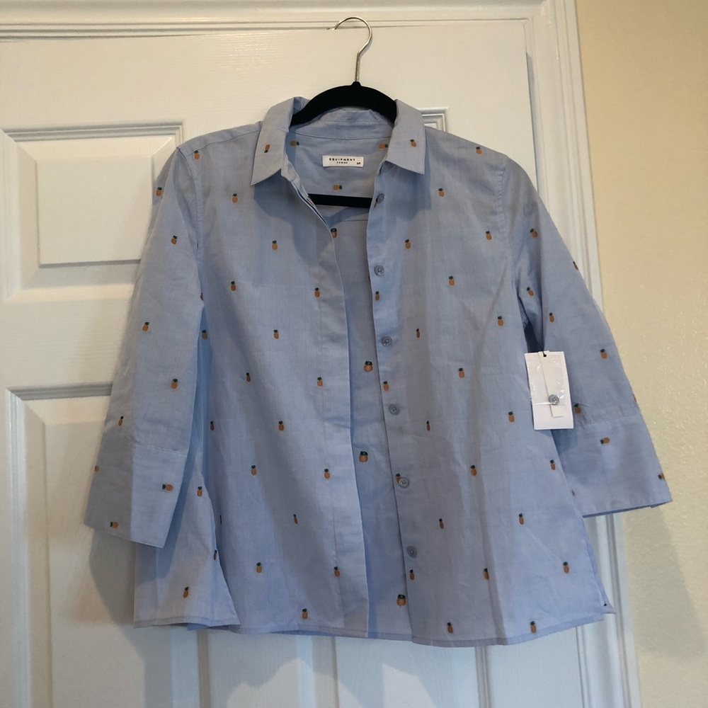 Equipment Button Down with Pineapples